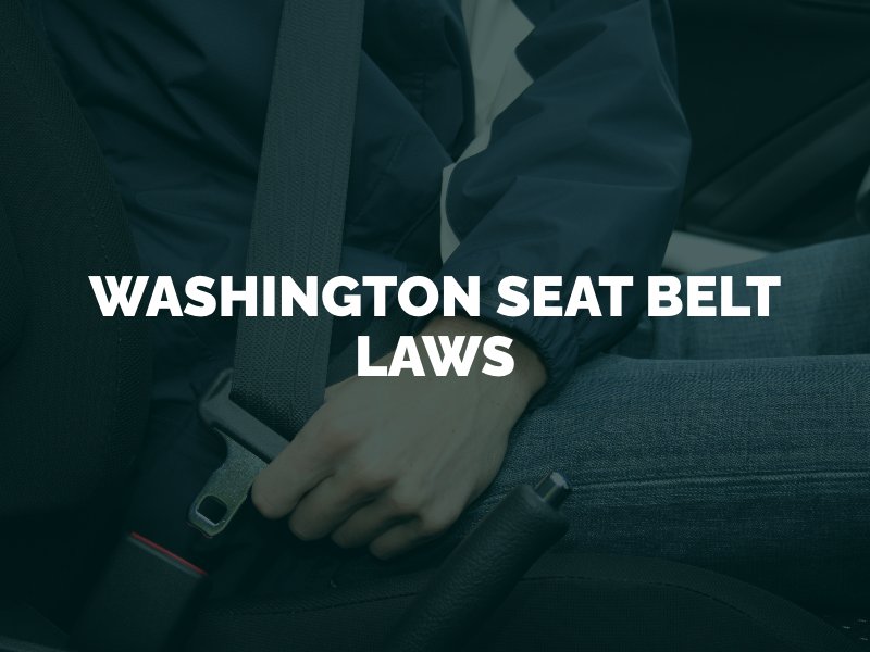 Washington Seat Belt Laws 