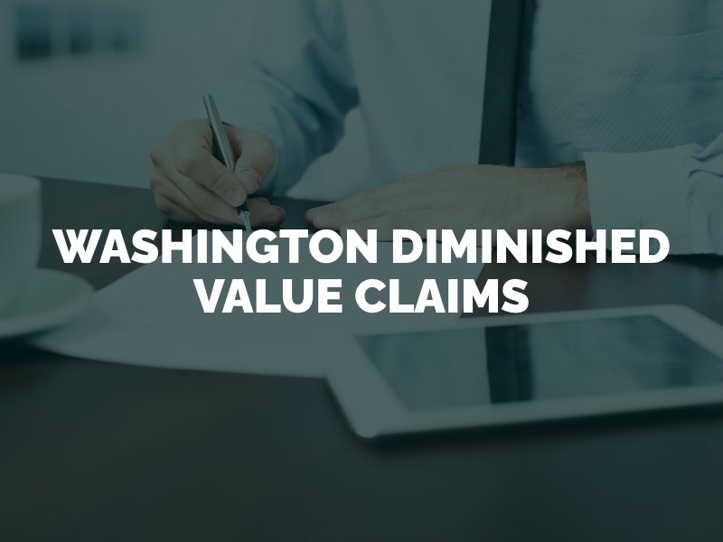 Washington Diminished Value Claims